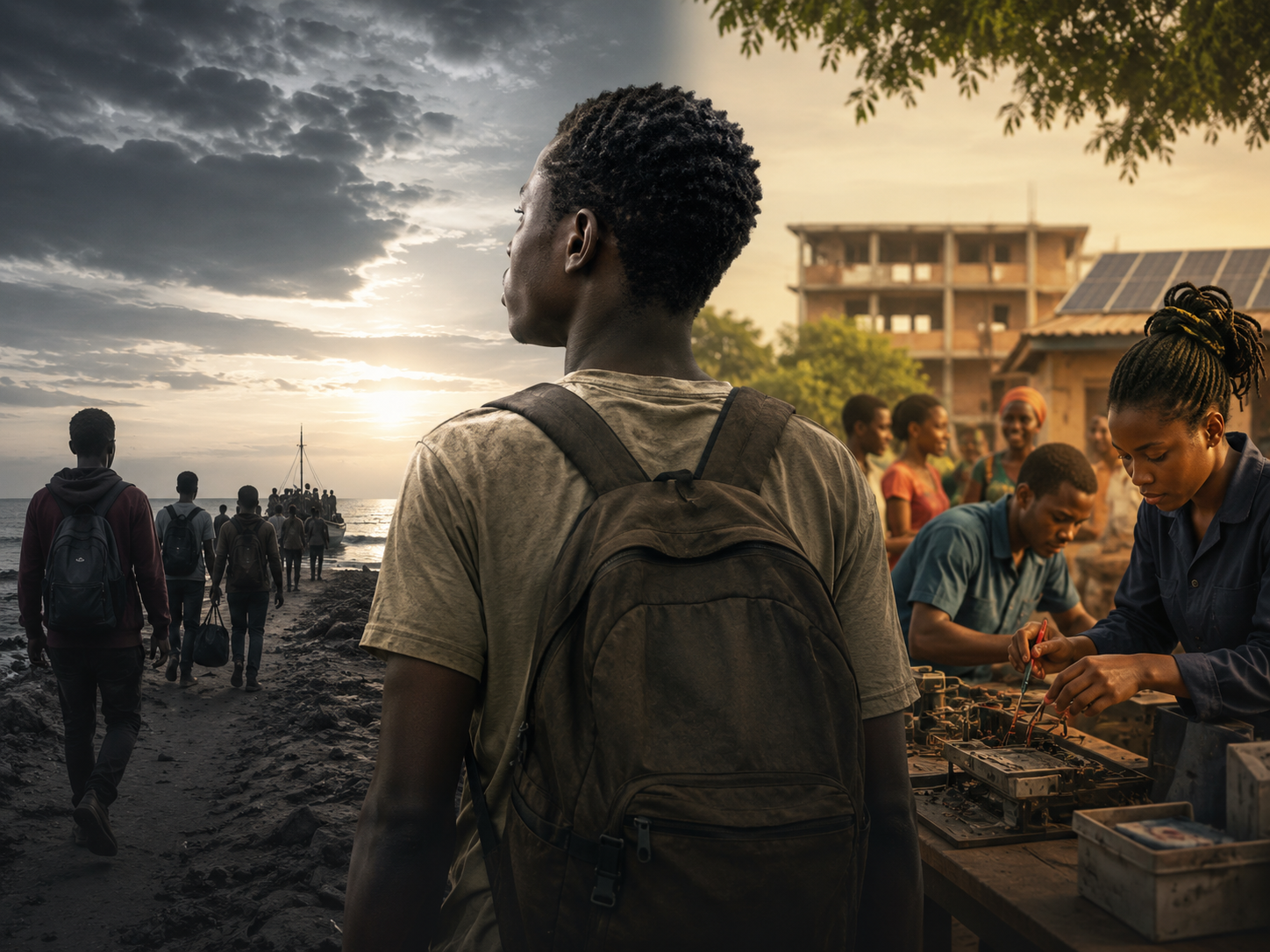 Jeunes Africains confrontés aux choix de migration et d’avenir